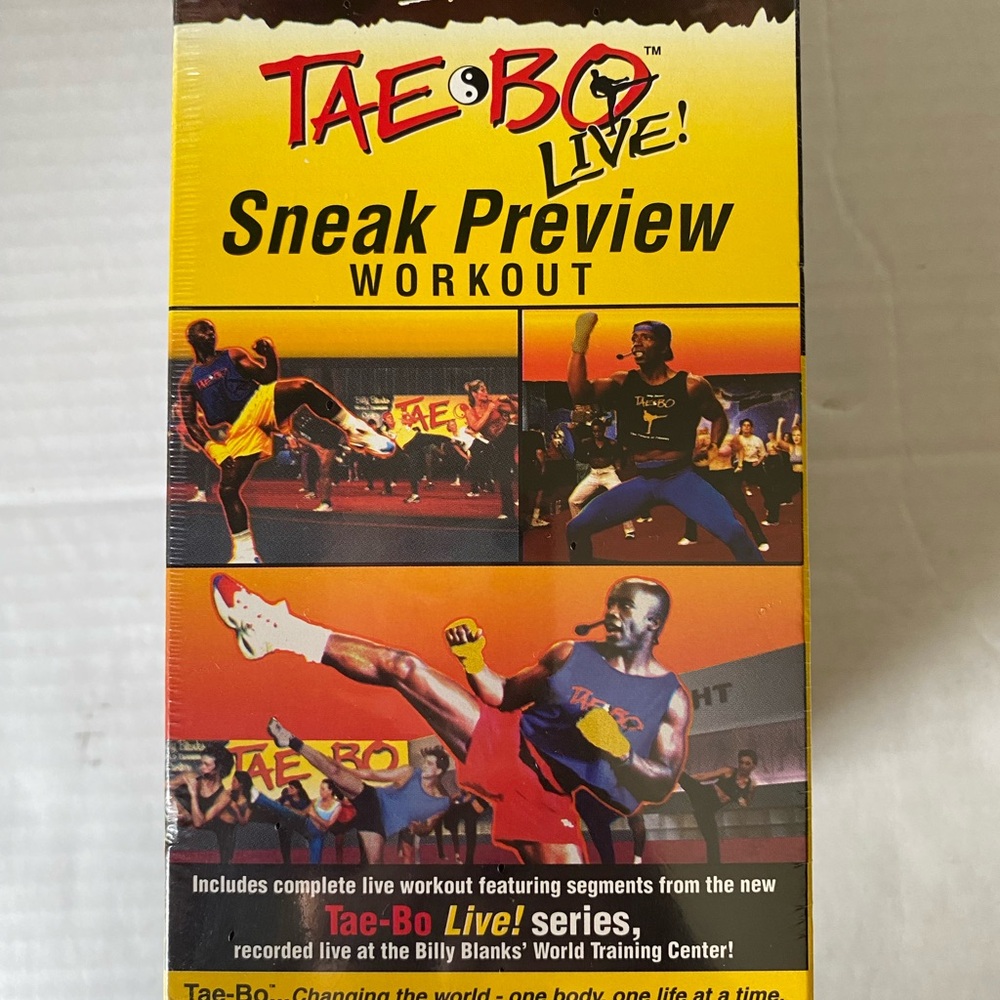 Tae Bo VHS Tape Workout Set New/Sealed - Picture 6 of 6